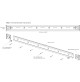 Tank Rail Kit 36IN, Fits 3 Tank Holder  - TKPXTR200 - XS Scuba